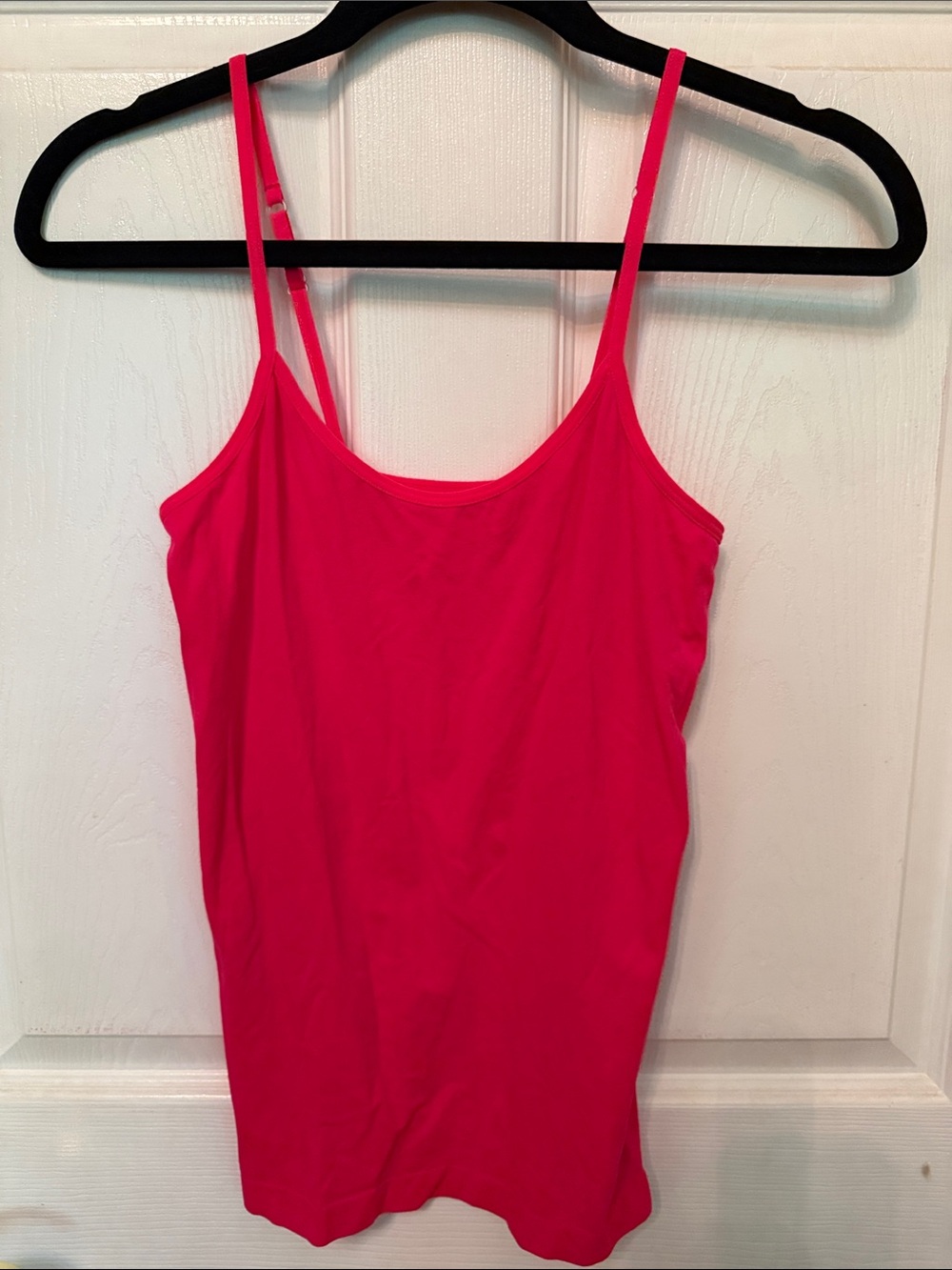 lei Bright Hot Pink Slim Camisole with Adjustable Straps